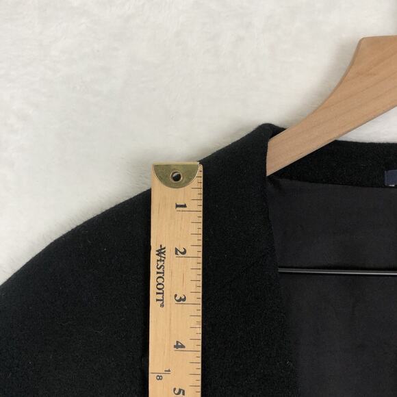 VTG LANDS' END Camel Hair Blazer Men's Sz 48R Black Sport Coat Classic USA Made‎ - Picture 8 of 16